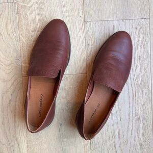 Lucky Brand Women’s Brown 8 1/2 Vintage Soft Leather Loafer